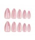 NA026 - Nude Pink Cat Eye Glam Nails NA026 - Nude Pink Cat Eye Glam Nails